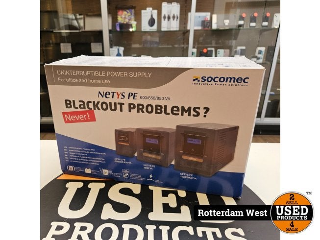 Socomec Tower ups 650va/360W - NEW, 3com, Nieuw, Support@3com.com, 1501 Page Mill Road
Palo Alto, CA 94304
United States