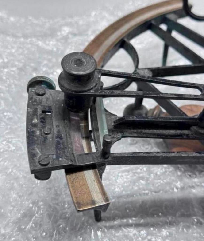 Navigatie Sextant UK uit Engeland engels antiek 1900 navi, Watersport en Boten, Ophalen of Verzenden, H, H, Gps of Kompas
