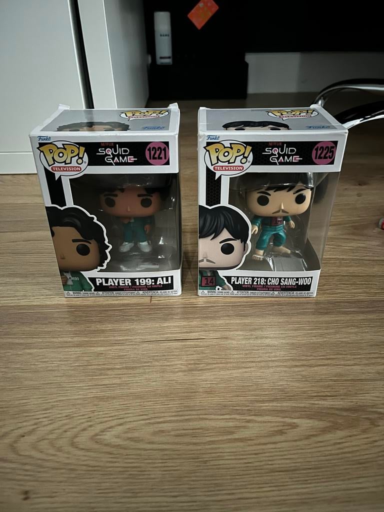 Funko Pop! Squid Game - Ali & Cho Sang-Woo (Nieuw), Kinderen en Baby's, Speelgoed | Actiefiguren, Nieuw, Ophalen of Verzenden