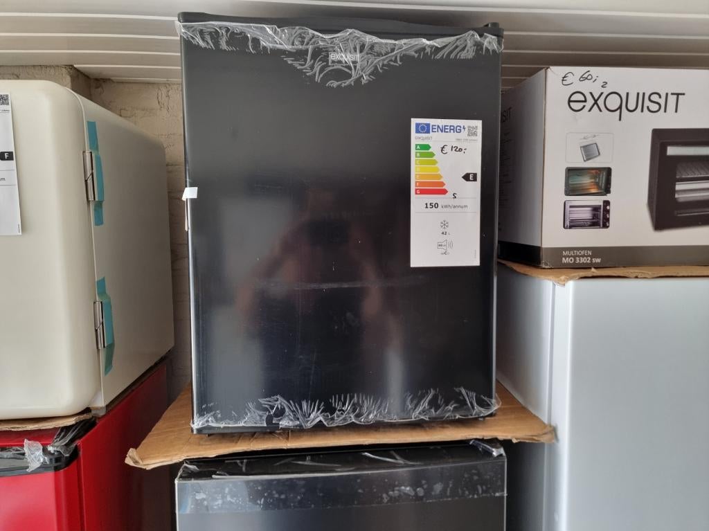 Nieuwe ruime zwarte opzet mini vrieskastje 42 liter H62xB47, Witgoed en Apparatuur, Vriezers en Diepvrieskisten, Minder dan 85 cm