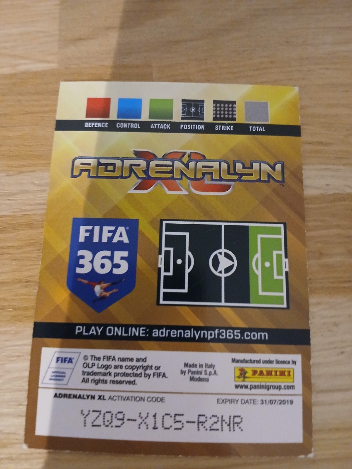 Lionel Messi FIFA 365 Adrenalyn XL Limited Edition kaart, Ophalen of Verzenden, Zo goed als nieuw, Buitenlandse clubs, Spelerskaart