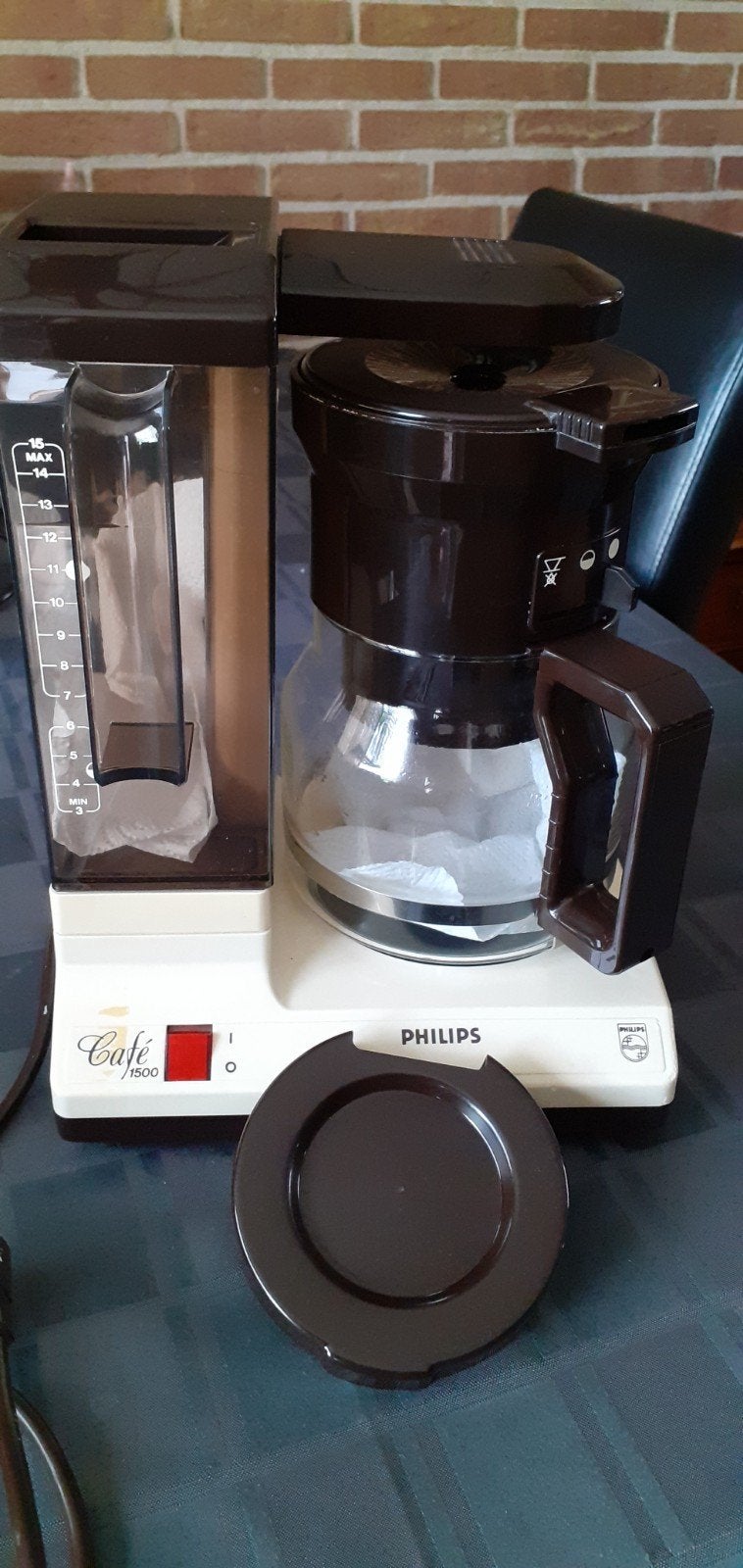 Mooi groot koffiezetapparaat Philips 14 kopjes, Witgoed en Apparatuur, Koffiezetapparaten, Afneembaar waterreservoir, 10 kopjes of meer
