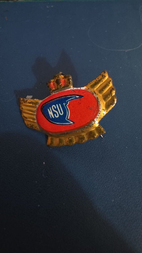NSU speldje, Ophalen of Verzenden, Gebruikt, Merk, Speldje of Pin