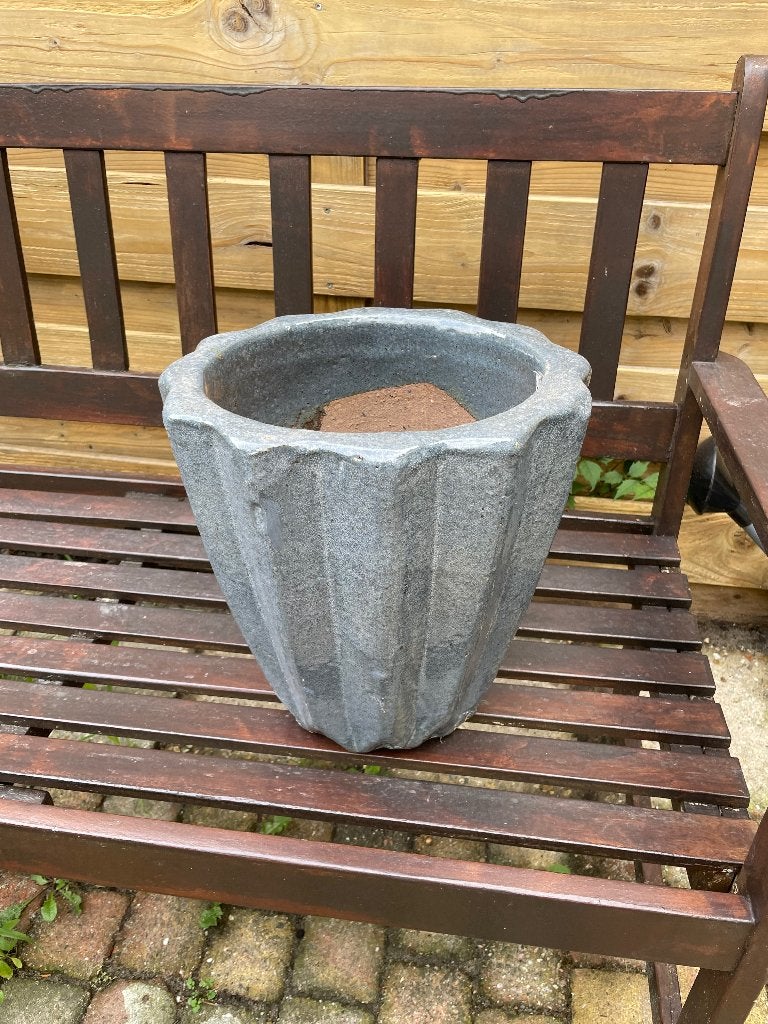Binnenpot PTMD Collection home, Steen, Rond, Binnen, Zo goed als nieuw