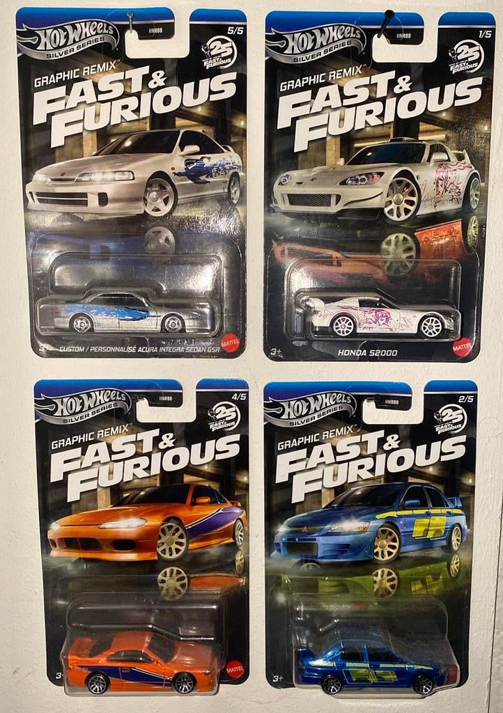 Hot Wheels Silver Series Fast & Furious Graphic Remix, Ophalen of Verzenden, Nieuw, Auto