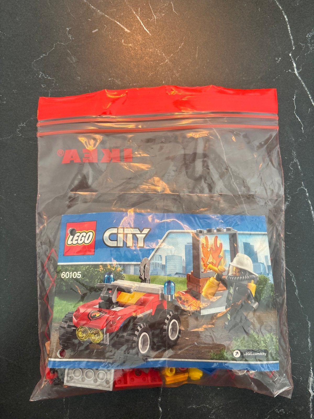 LEGO City 60105 Brandweer ATV - Compleet met boekje, Ophalen, Zo goed als nieuw