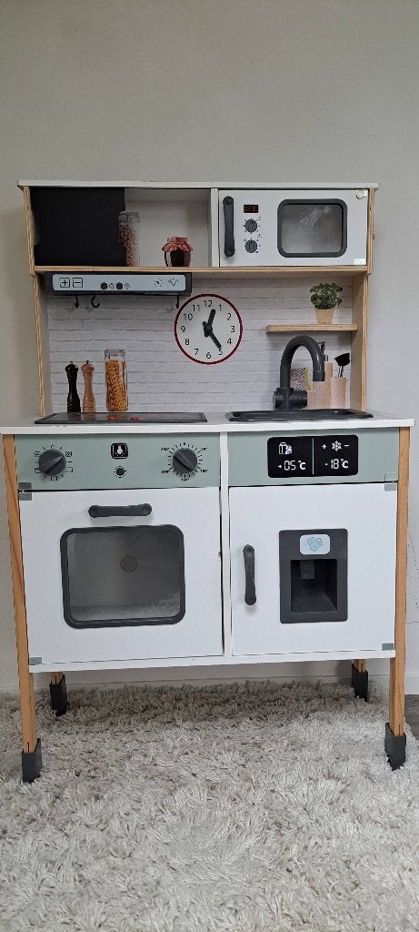 Speelgoed keuken met accessoires, Ophalen, Gebruikt, Hout, Speelkeuken