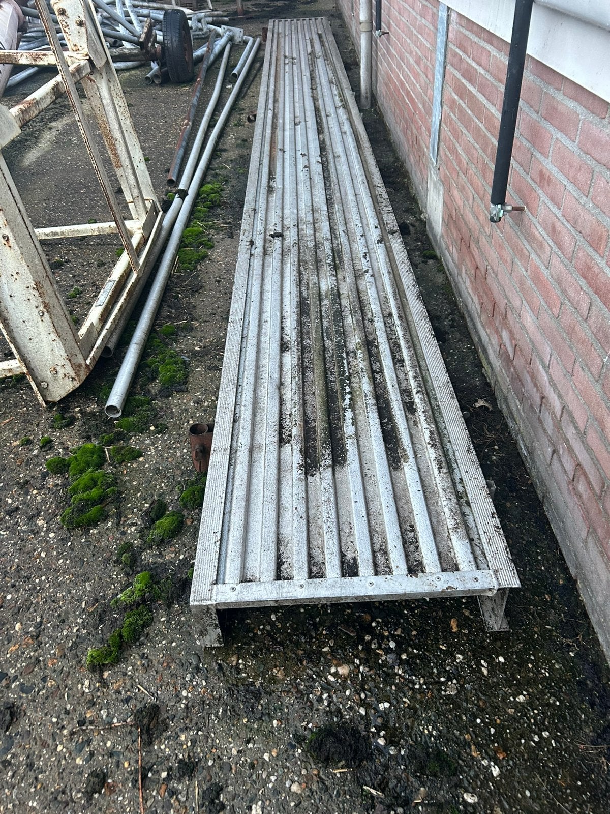 LOOPBRUG LOOPPLANK 8 METER ALUMINIUM, Gebruikt, Overige typen, NVT, Minder dan 2 meter