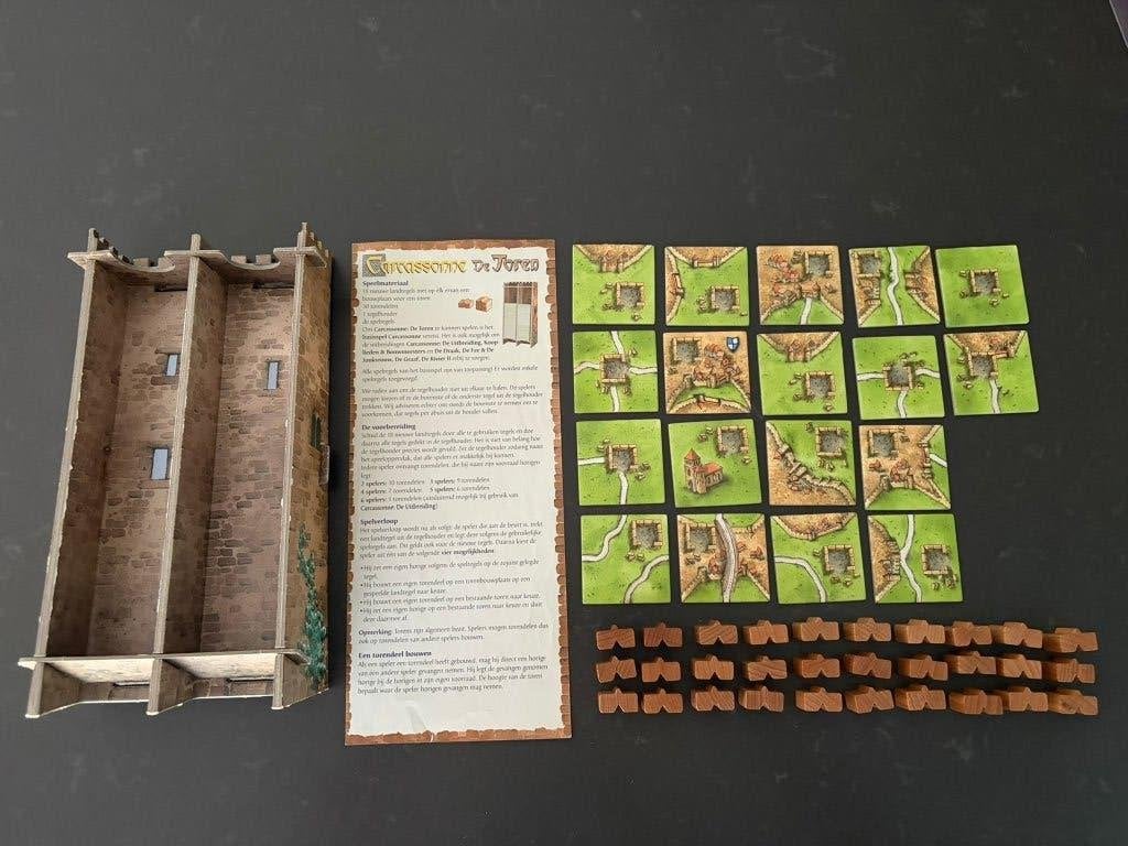 Carcassonne Uitbreiding: De Toren, Hobby en Vrije tijd, Gezelschapsspellen | Bordspellen, Vijf spelers of meer, Ophalen of Verzenden