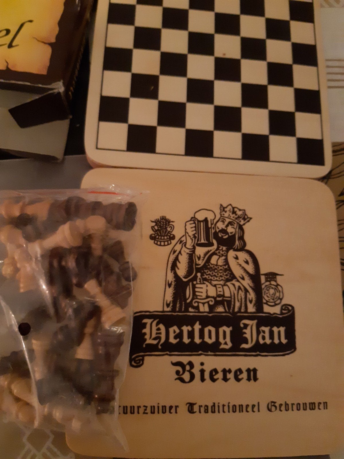 schaakspel, Een of twee spelers, Ophalen, Zo goed als nieuw