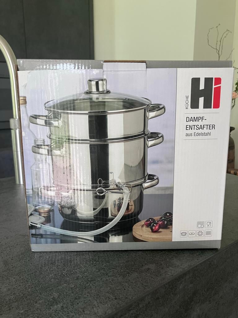 HI Roestvrijstalen Sapcentrifuge/Stoomextractor, Ophalen of Verzenden, Nieuw