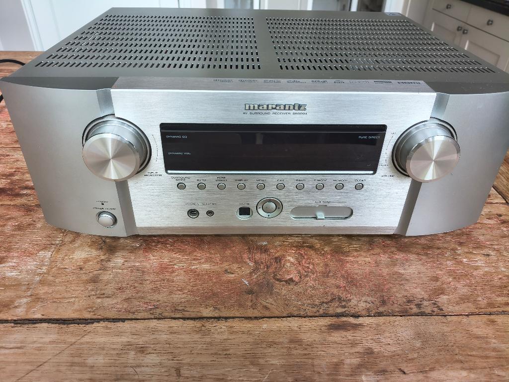 Marantz SR5004 AV Receiver Zilver, Gebruikt, 120 watt of meer, Ophalen, Marantz
