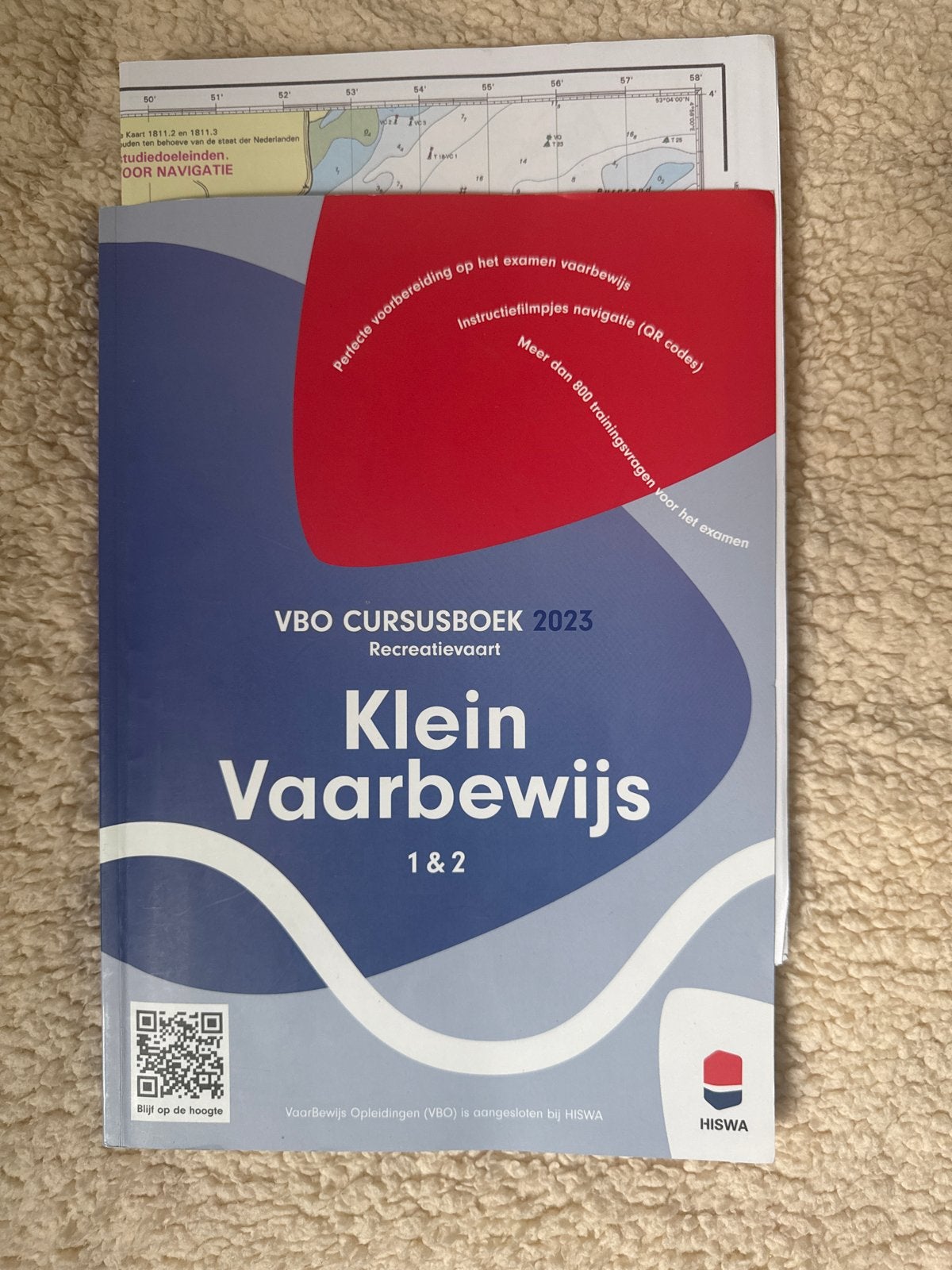 VBO Cursusboek Klein Vaarbewijs 1 & 2 (2023), Ophalen of Verzenden, Zo goed als nieuw, Overige niveaus