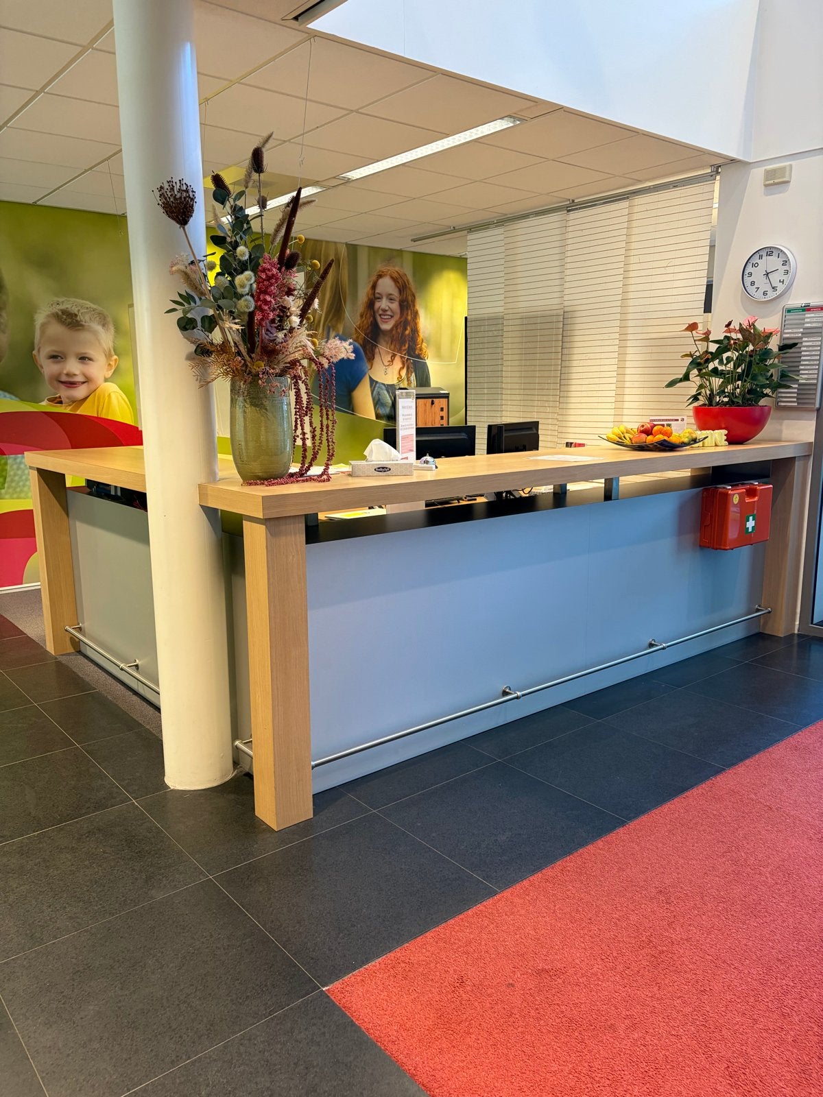 Hoek receptie balie met opbergkasten, Ophalen of Verzenden, Gebruikt