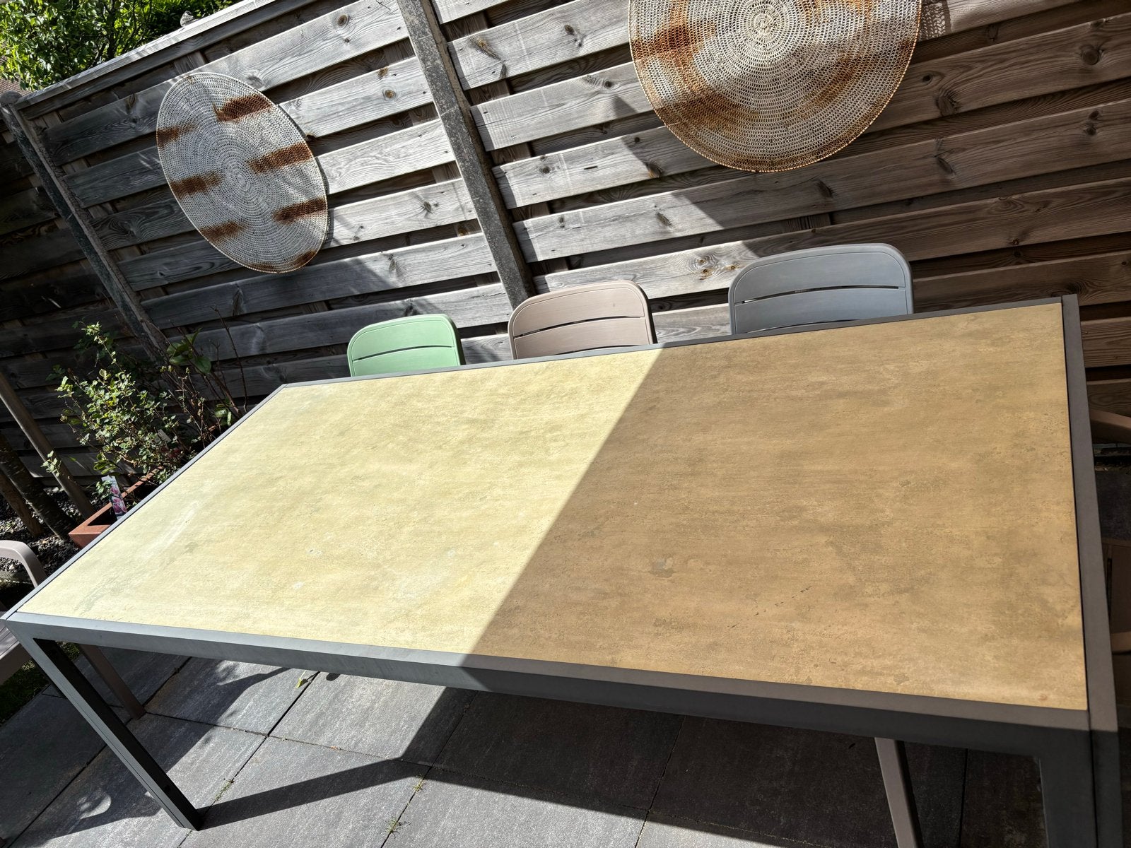 Tuintafel Intratuin, Ophalen, Gebruikt, Rechthoekig, Metaal