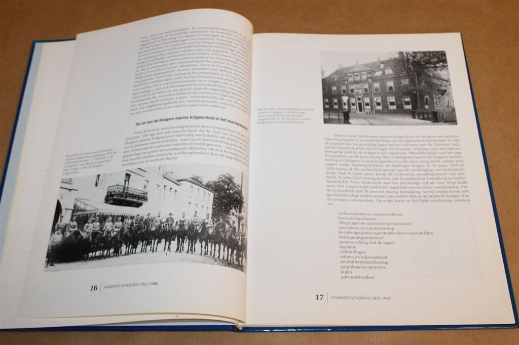 Marinestafschool 1921-1992 — Marine Geschiedenis, Boeken, Ophalen of Verzenden, Tweede Wereldoorlog, Gelezen, Overige onderwerpen