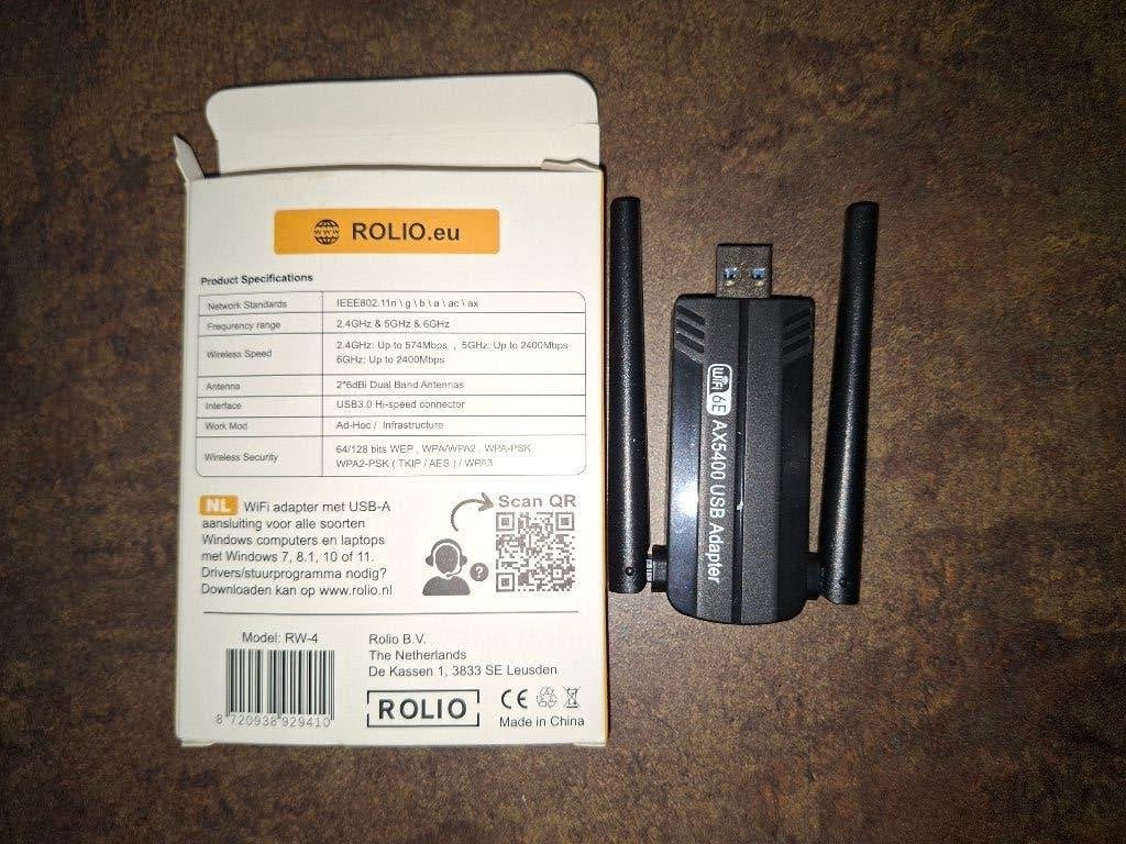 WiFi Tri-band USB adapter, Computers en Software, WiFi-versterkers, Ophalen of Verzenden, Nieuw, Rolio