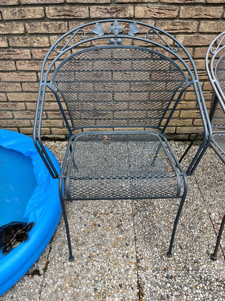 6 Ketler / Royal Garden Elegance tuin stoelen, Ophalen, Gebruikt, Metaal, Stapelbaar