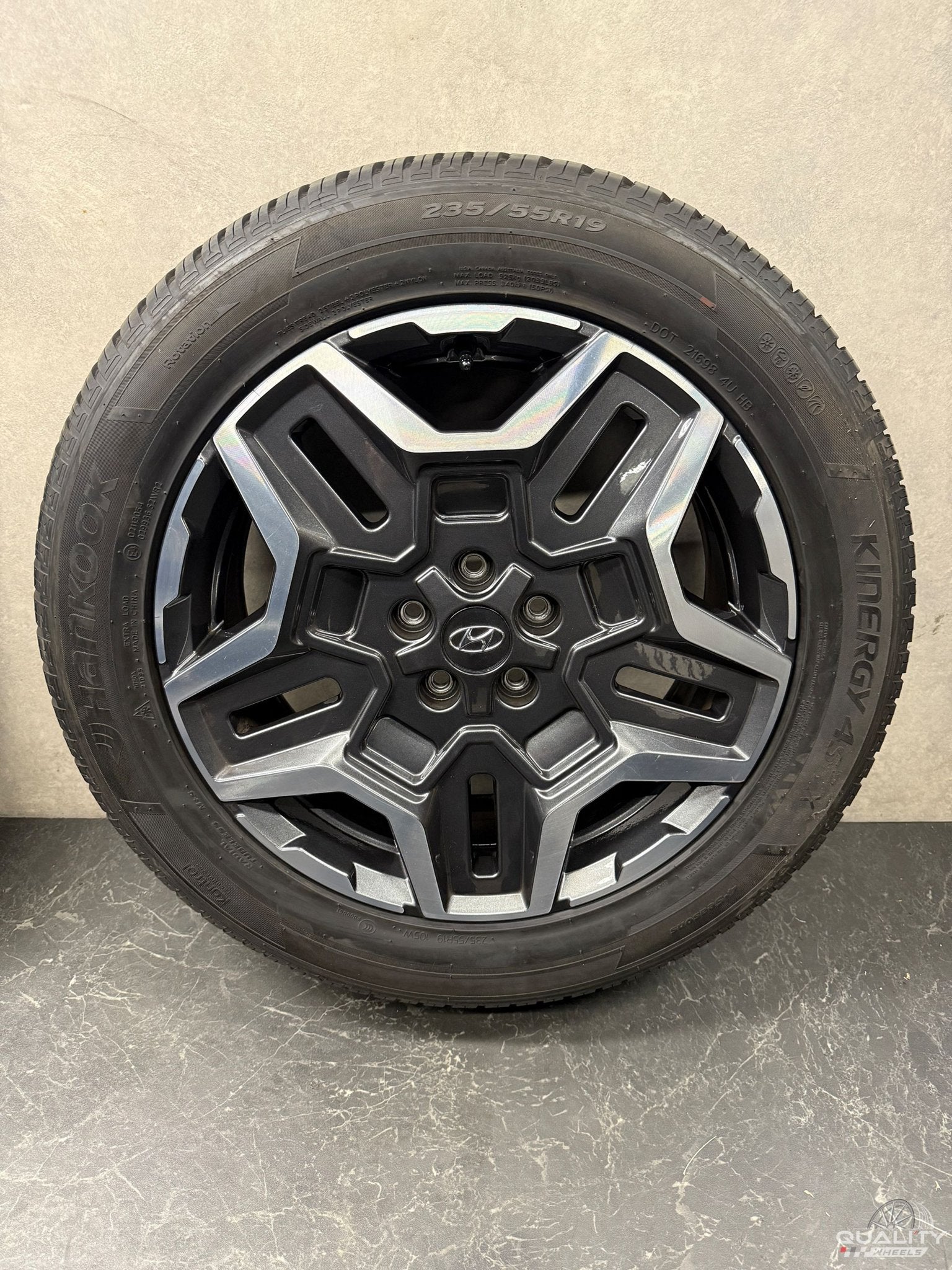 19" Kia Sorento, Sportage Velgen + Banden 235/55/19 235/55R1, Auto-onderdelen, Banden en Velgen, 19 inch, Gebruikt, -, -