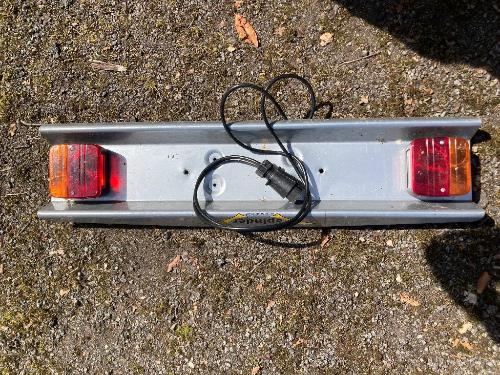 Fietsendragerbalk verlichtingsset incl balk spinder, Ophalen, Gebruikt, Trekhaakdrager