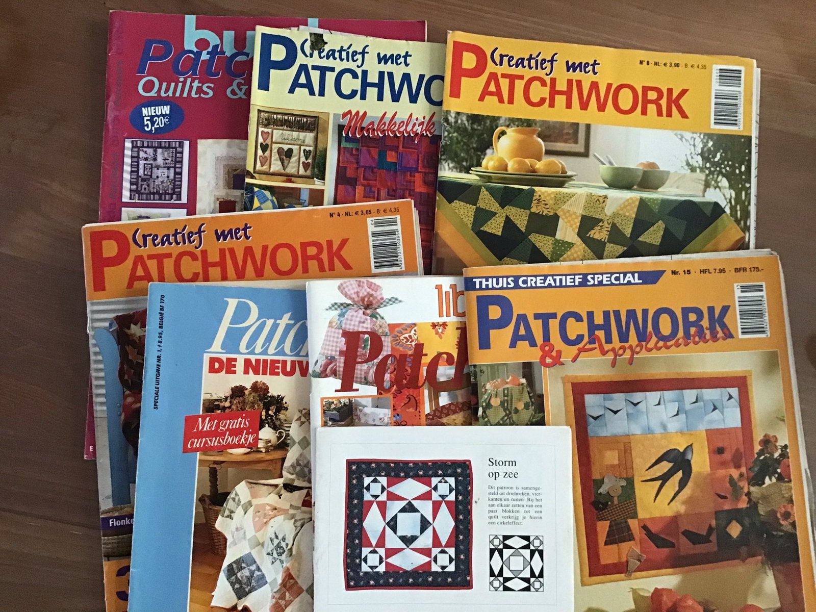 Tijdschriften Creatief met Patchwork en Quilts (8 stuks), Boeken, Ophalen of Verzenden, Gelezen, Overige typen