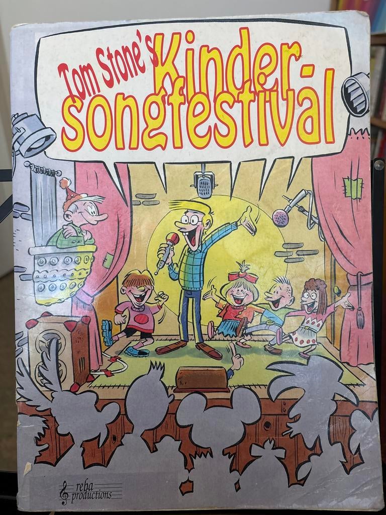 Tom Stone's Kinder Songfestival, Muziek en Instrumenten, Bladmuziek, Ophalen of Verzenden, Gebruikt, Keyboard