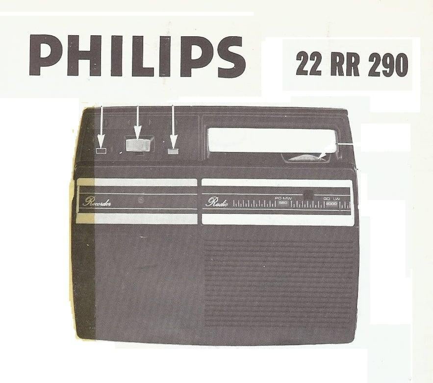 Wie heeft deze?  Philips 22rr290 cassette recorder 70s., Ophalen of Verzenden, Philips