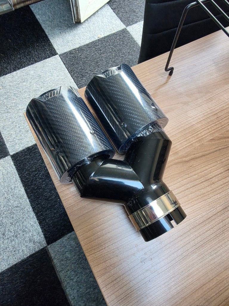BMW M uitlaat sier stukken carbon M, Ophalen of Verzenden