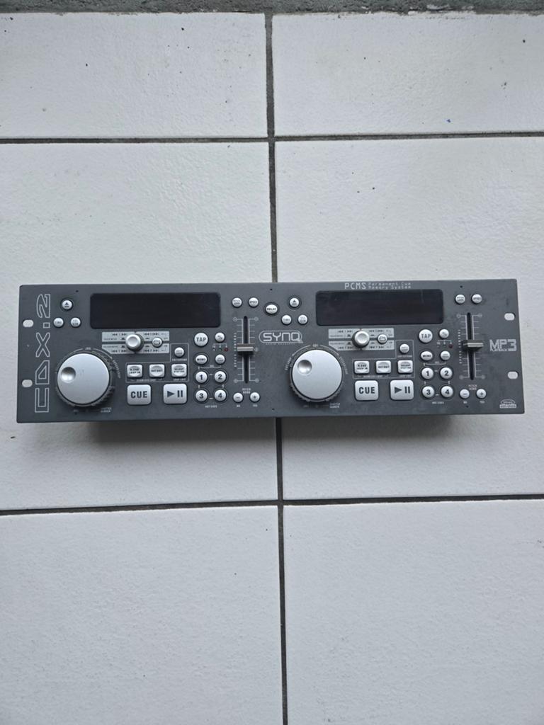 Synq CDX 2 MP3 Dubbele CD-speler DJ-set, Muziek en Instrumenten, Ophalen of Verzenden, Gebruikt, Overige merken
