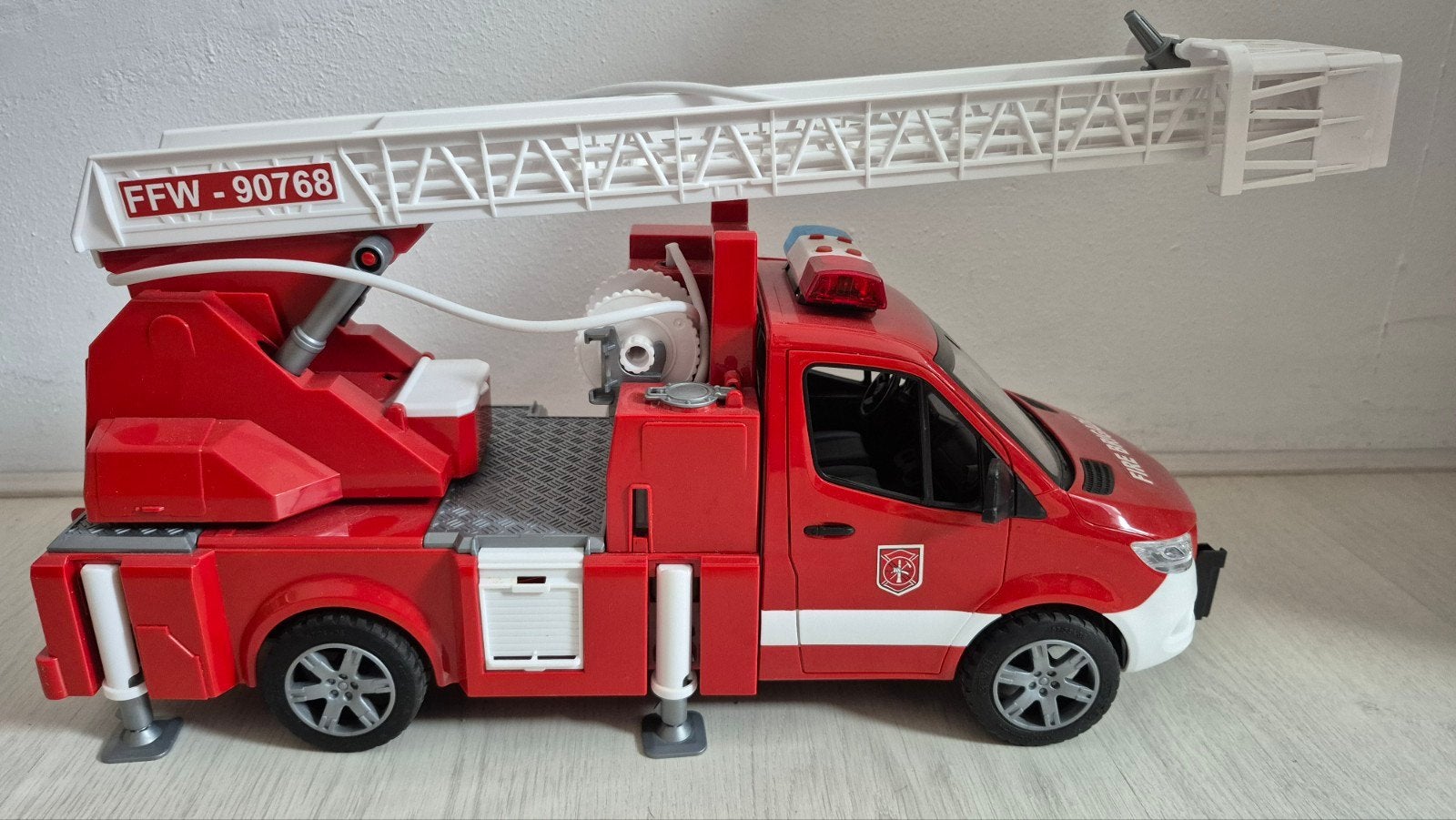 Bruder Sprinter Brandweerwagen met Ladder - 2673 MB, Ophalen, Gebruikt