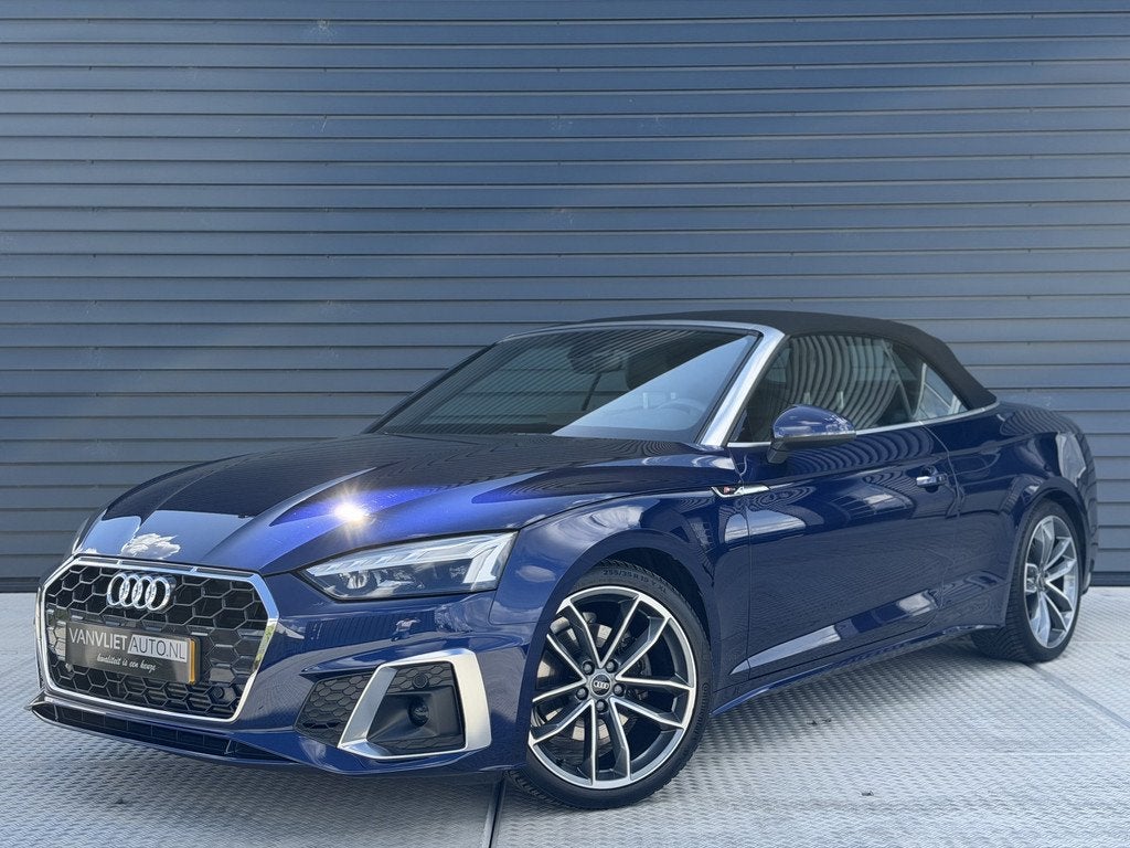 Audi A5 Cabriolet 35 TFSI S edition NED AUTO BTW (bj 2024), 12 maanden, 4 cilinders, Leder en Stof, Bedrijf