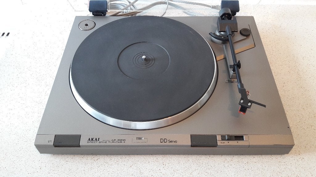 Akai AP-D210 Direct Drive Draaitafel, Ophalen, Refurbished, Platenspeler, Akai