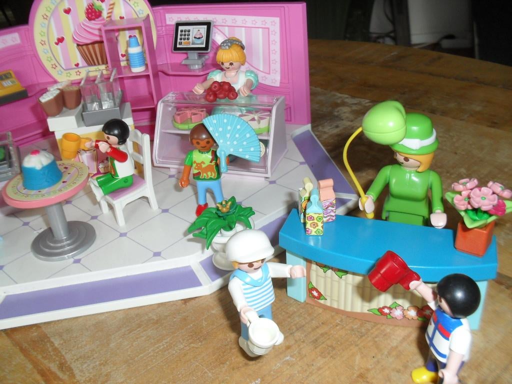 Playmobil verjaardag feestje setje no 25., Ophalen of Verzenden, Zo goed als nieuw, Los playmobil