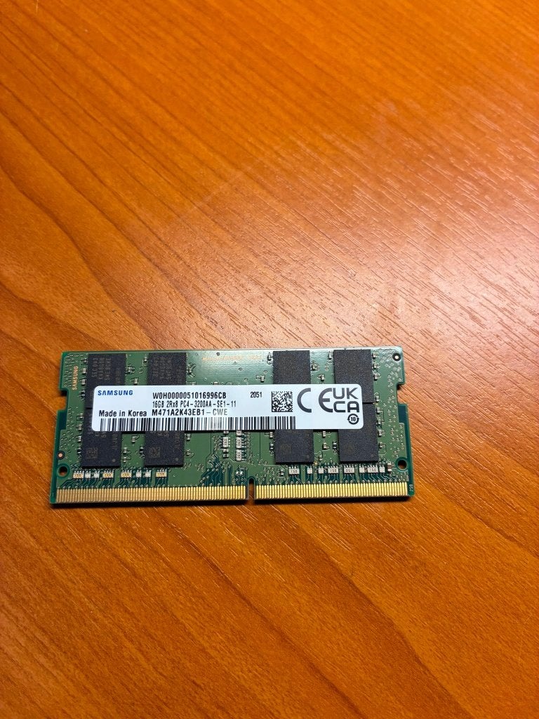 Samsung M471A2K43EB1-CWE 16Gb DDR4, Computers en Software, RAM geheugen, Gebruikt, DDR4, Ophalen of Verzenden, Laptop