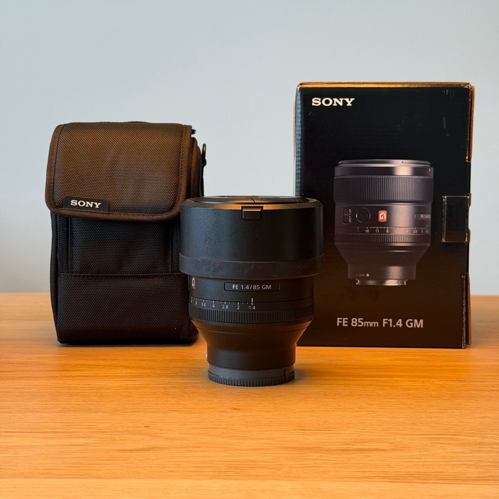 Sony FE 85mm F1.4 GM Lens, Sony E-mount, 85 mm, Sony, Zo goed als nieuw