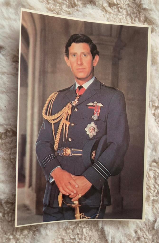 Prins Charles in Royal Air Force uniform, Verzamelen, Verzenden, Ongelopen, Sterren en Beroemdheden