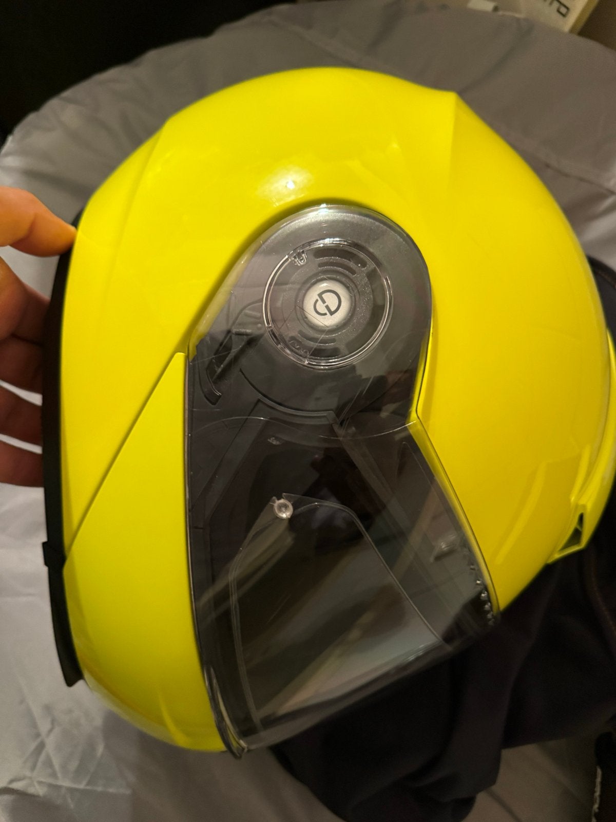Schuberth C3 Pro Systeemhelm - Geel, Maat 54/55., Overige merken, Systeemhelm, Heren, Ophalen of Verzenden