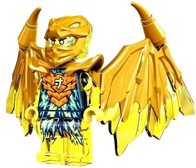 Lego Golden Dragon Jay minifig Ninjago Polybag Foilpack, Lego, Nieuw, Ophalen of Verzenden, Minifiguur