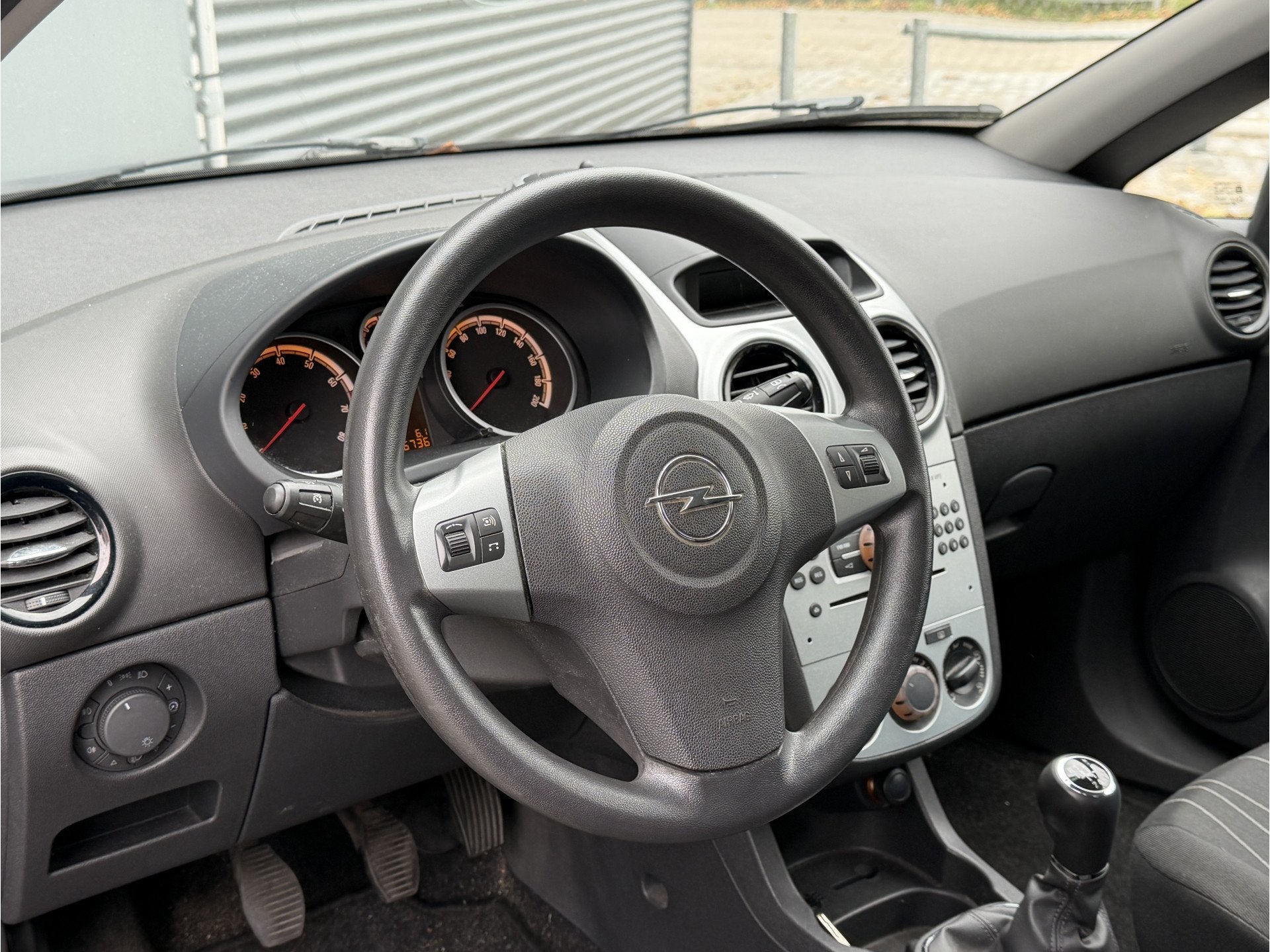 Opel Corsa BWJ 11-2008 | 1.2-16V 81PK Enjoy | TREKHAAK | AIR, Auto's, Voorwielaandrijving, Stof, Gebruikt, Zwart