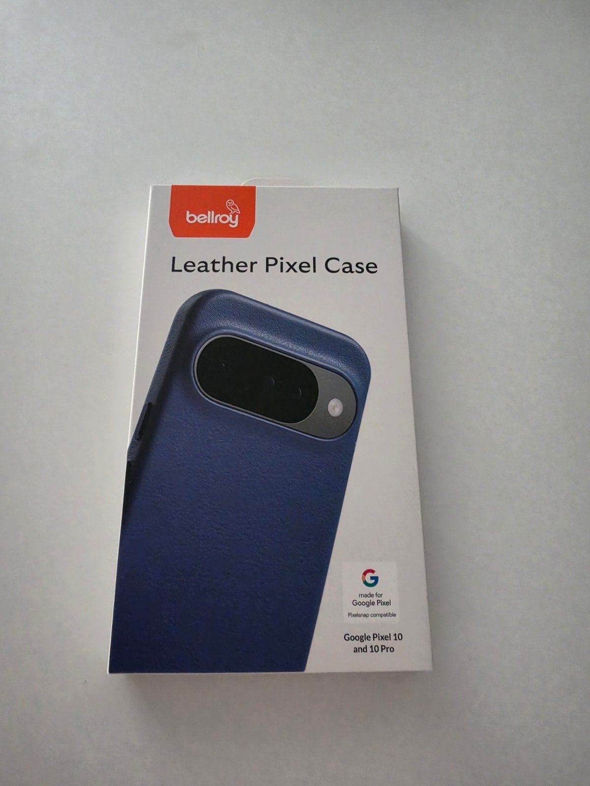 Bellroy leather case Google Pixel 10 Pro - Moonstone, Ophalen of Verzenden, Gebruikt, Frontje of Cover