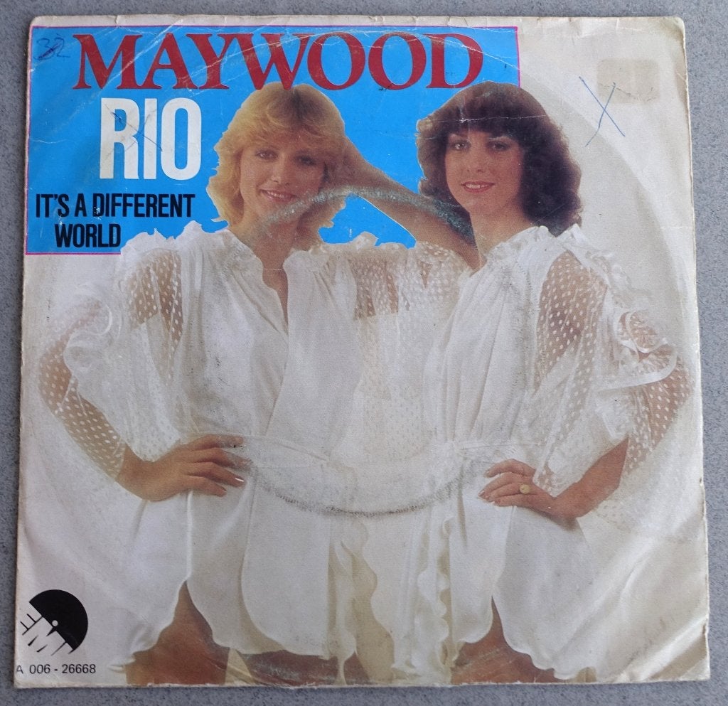 Maywood - Rio / It's a Different World (7'' vinyl Single), Gebruikt, 7 inch, Pop, Overige typen