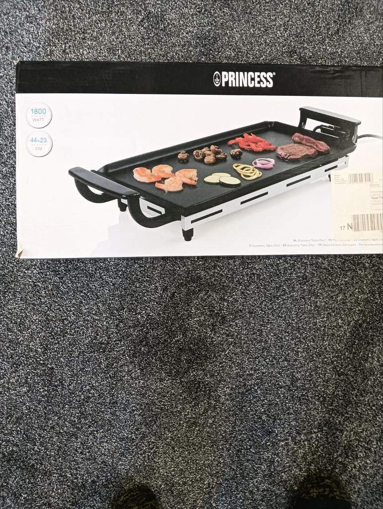 Princess Gourmet / Teppanyaki Grill - Zo goed als nieuw, Ophalen, Zo goed als nieuw, 4 t/m 7 personen