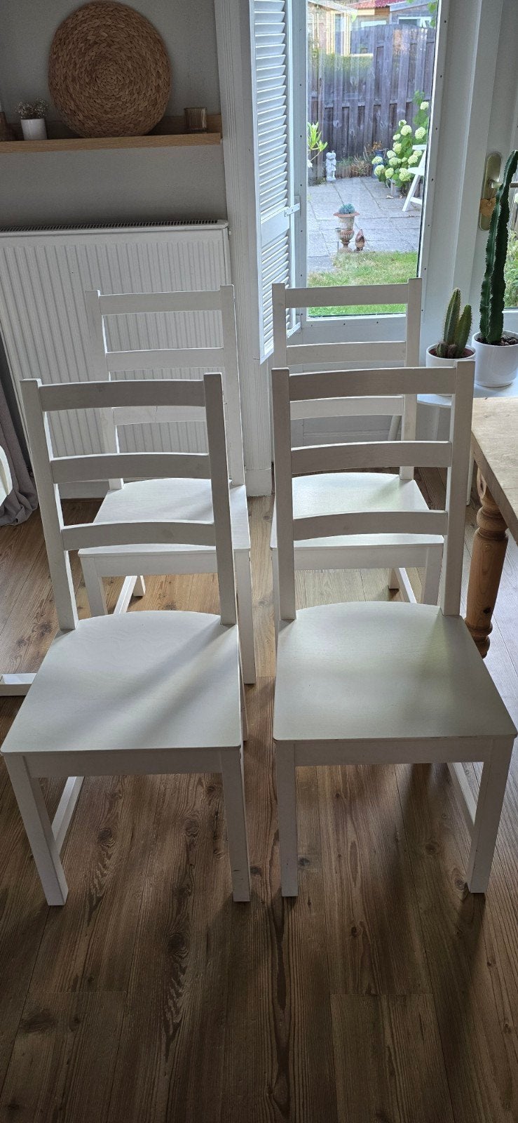 Nordviken stoelen, Ophalen, Gebruikt, Wit, Vier