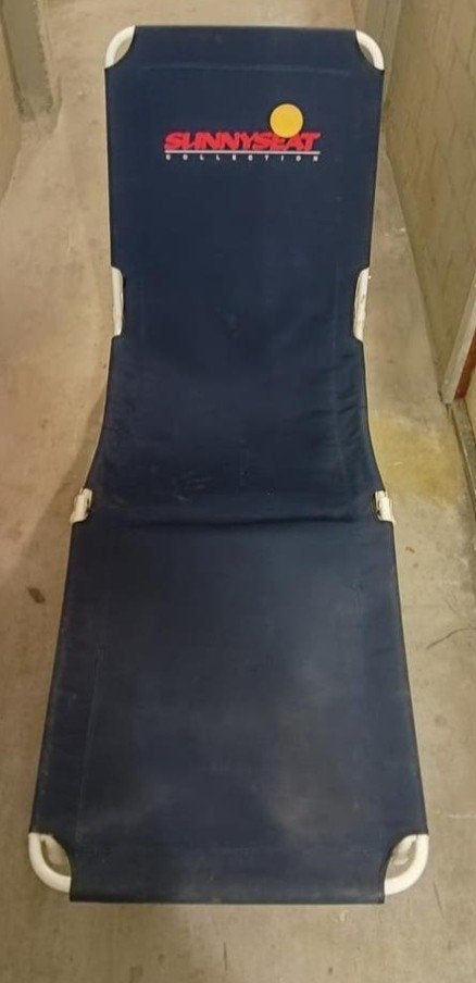 2 Comfortabele strandstoel/ligbed - bijna gratis €15, Ophalen of Verzenden, Gebruikt, Campingstoel