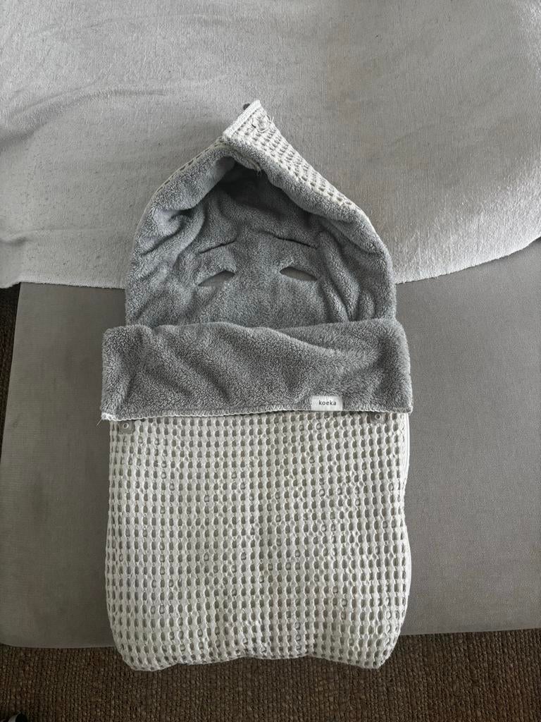 Koeka Wiegdeken met Teddy Voering - Zo Goed als Nieuw, Ophalen of Verzenden, Zo goed als nieuw, 70 tot 85 cm, Deken