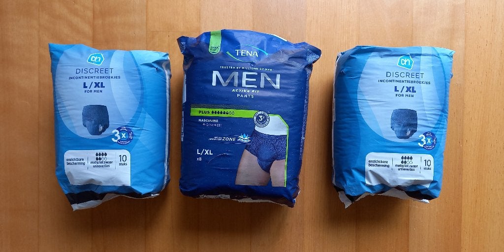 ***NIEUW*** Men Incontinentiebroekjes L/XL, Diversen, Verpleegmiddelen, Ophalen of Verzenden, Nieuw