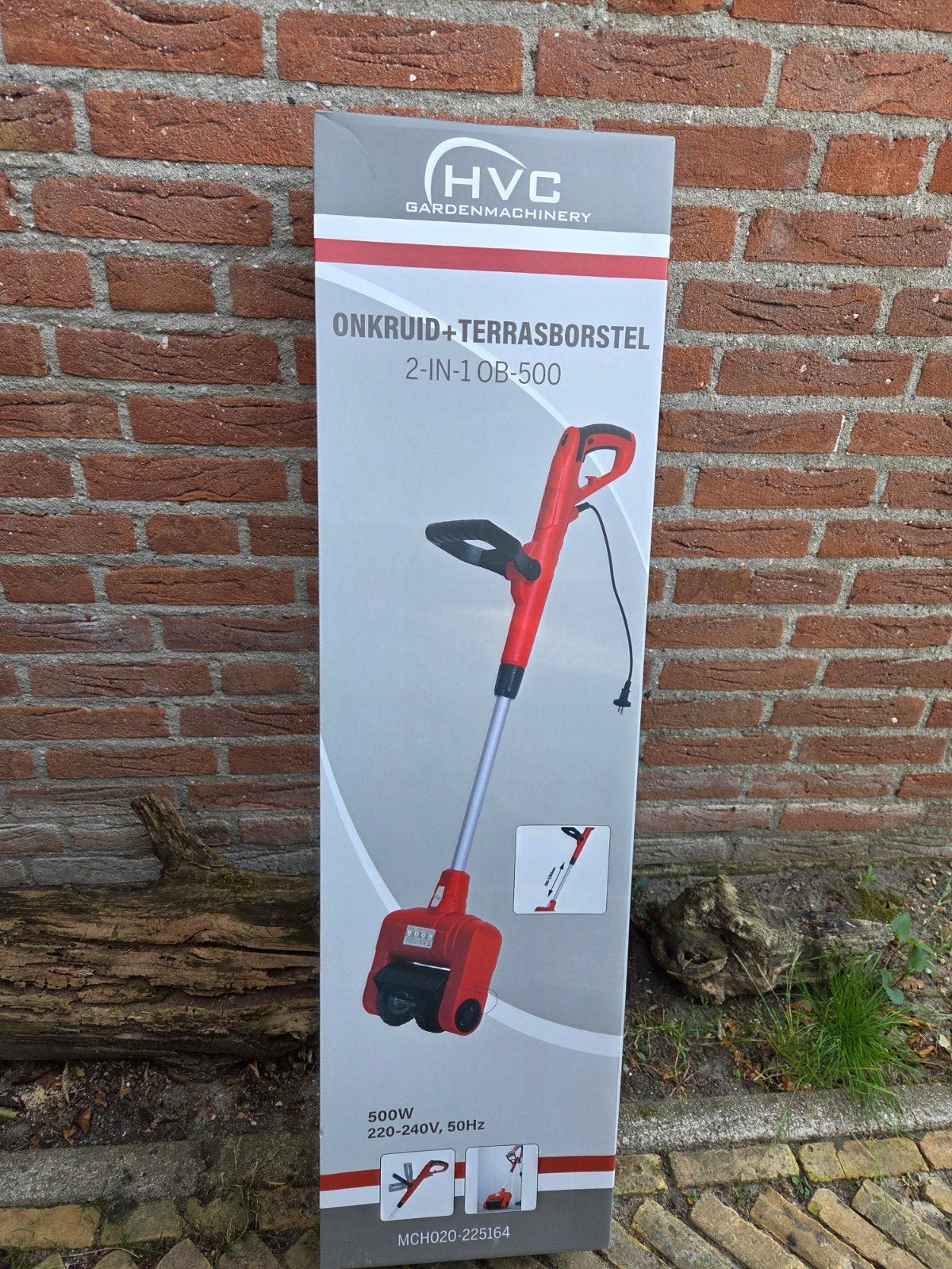 HVC Onkruid- en Terrasborstel 2-in-1 OB-500, Tuin en Terras, Ophalen, Nieuw, Overige soorten, HVC GARDENMACHINERY