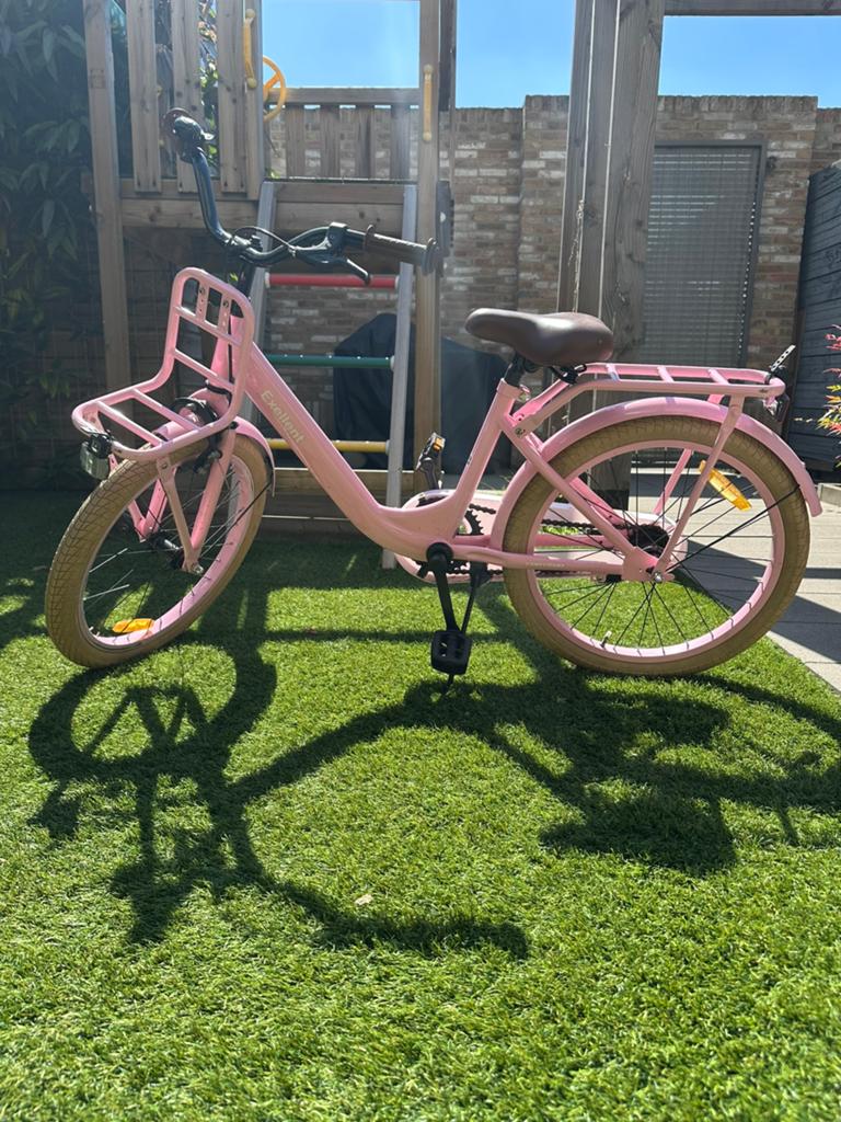 Cortego Excellent meisjesfiets 20 inch roze, Ophalen, Zo goed als nieuw, 20 inch, Handrem