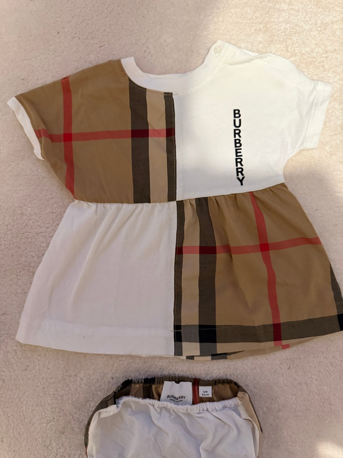 Burberry elena jurk maat 62, Ophalen of Verzenden, Zo goed als nieuw, Maat 62