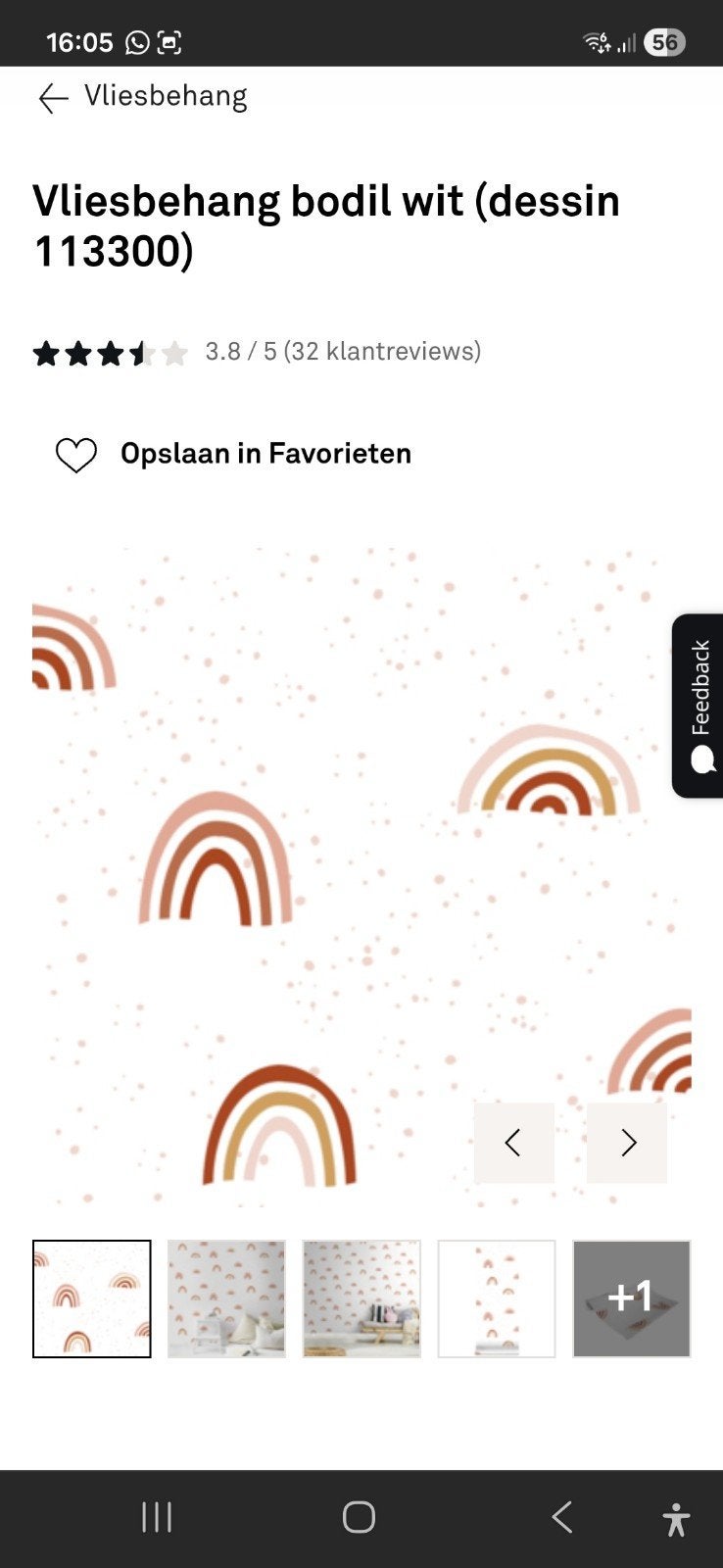 Vliesbehang bodil wit (dessin 113300 karwei), Ophalen, Overige merken, Rood, Vliesbehang